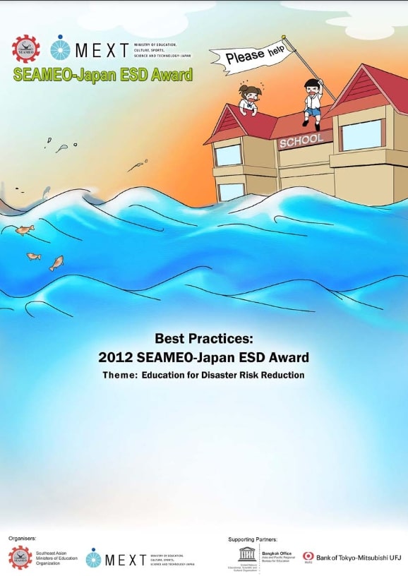 Cover image for Best Practices : 2012 SEAMEO - Japan ESD Award (Theme : Education for Disaster Risk Reduction) bibliographic