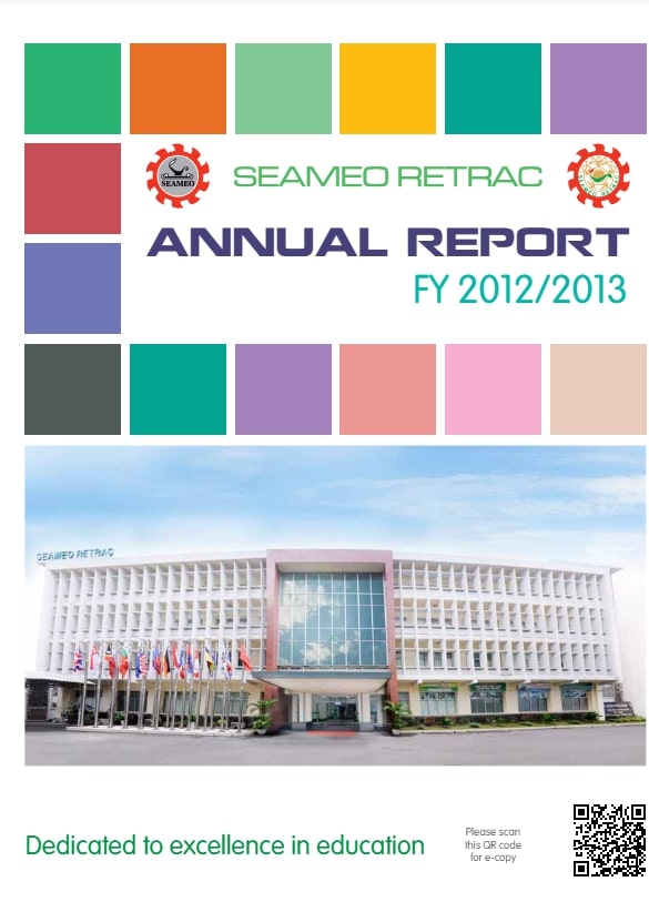 Cover image for Annual report 2012 - 2013 bibliographic