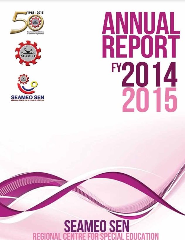 Cover image for Annual report 2014-2015 (SEAMEO SEN) bibliographic