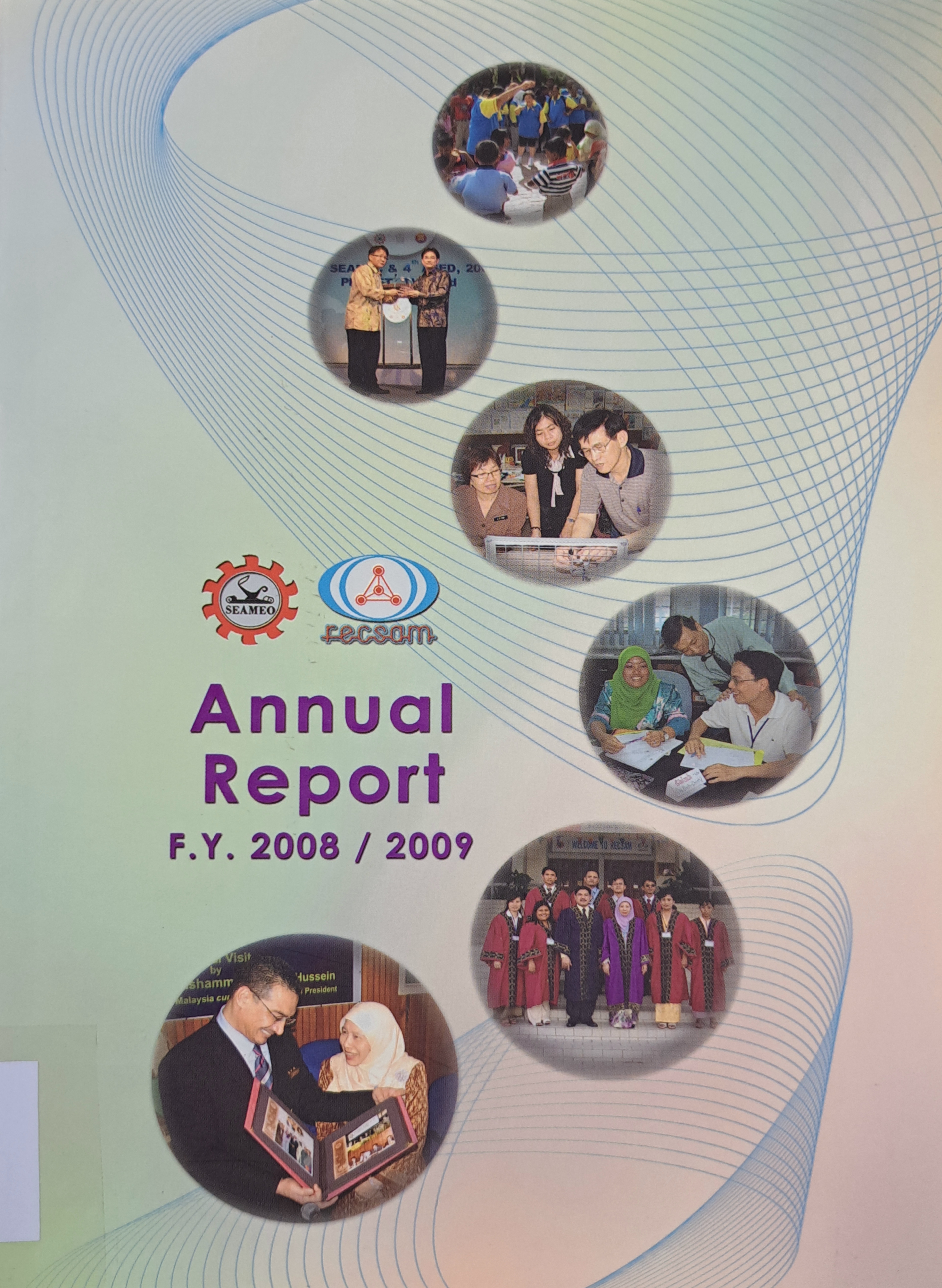 Cover image for Annual Report F.Y. 2008 / 2009 (RECSAM) bibliographic
