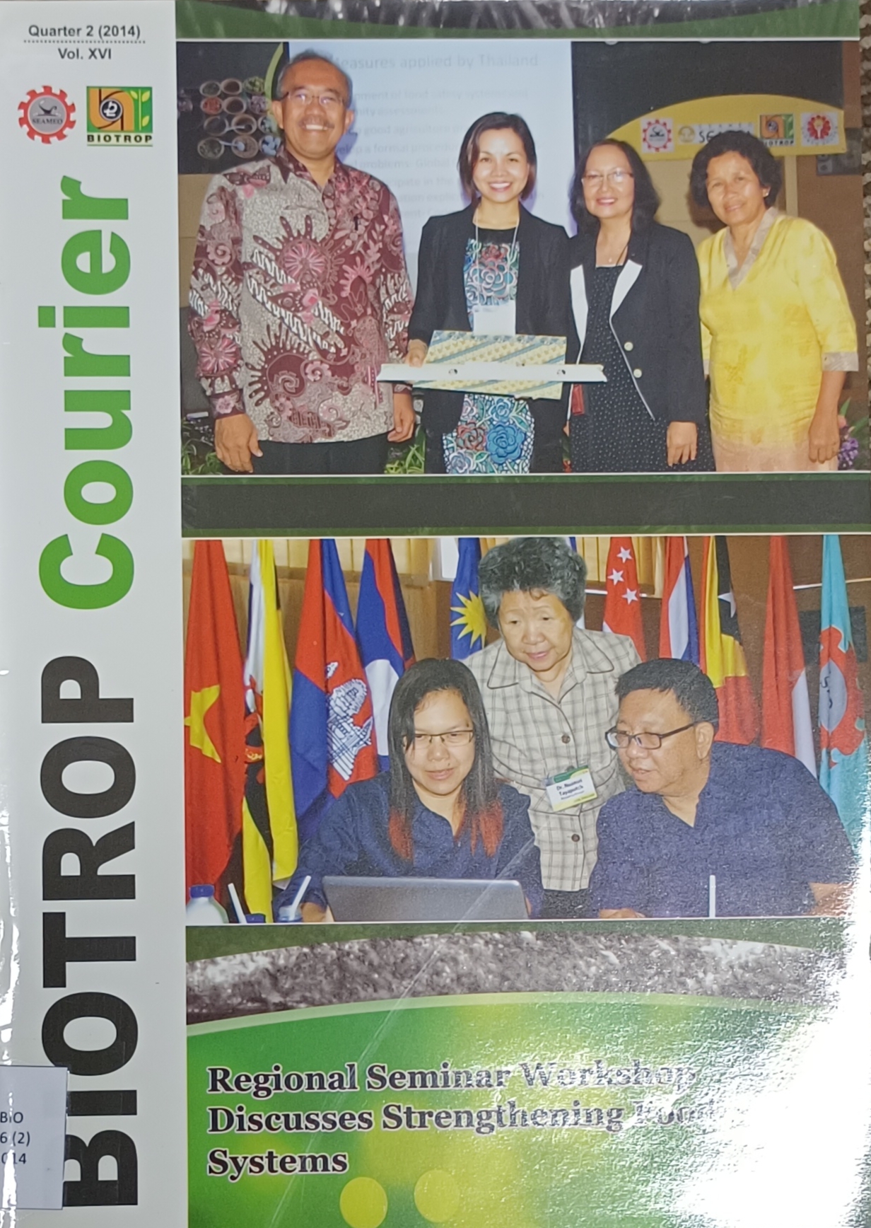 Cover image for Biotrop Courier  Vol. 16 Quarter 2 / 2014 bibliographic