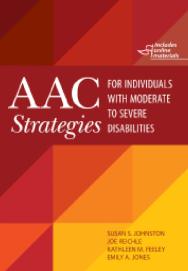 Cover image for AAC strategies for individuals with moderate to severe disabilities bibliographic