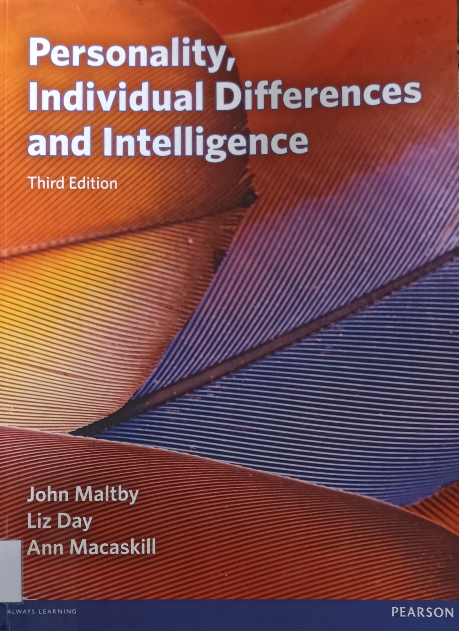 Cover image for Personality, individual differences and intelligence. bibliographic