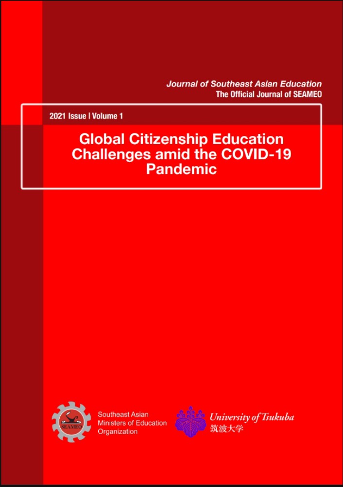 Cover image for Journal of Southeast Asian Education The Official Journal of SEAMEO 2021 Issue Vol 1 Global Citizenship Education Challenges amid the Covid-19 Pandemic bibliographic