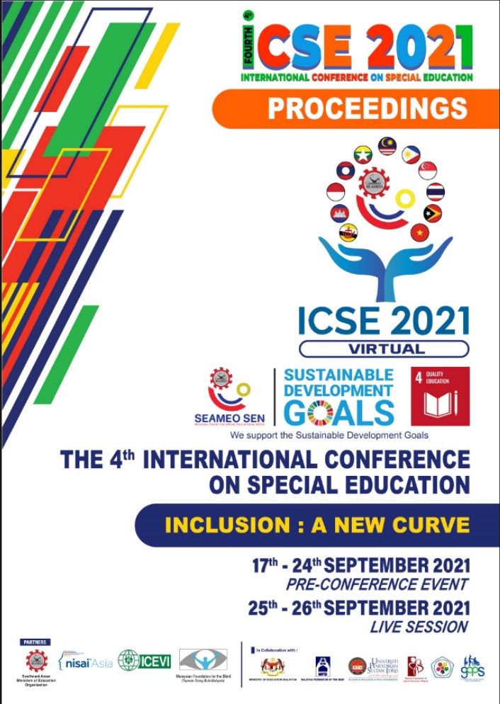 Cover image for ICSE 2021  The 4th International Conference on Special Education Inclusion : A New Curve bibliographic