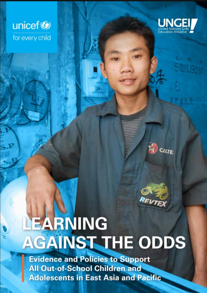 Cover image for "Learning Against The Odds Evidence and Policies to Support All Out-of-0School Children and Adolescents in East Asia and Pacific" bibliographic