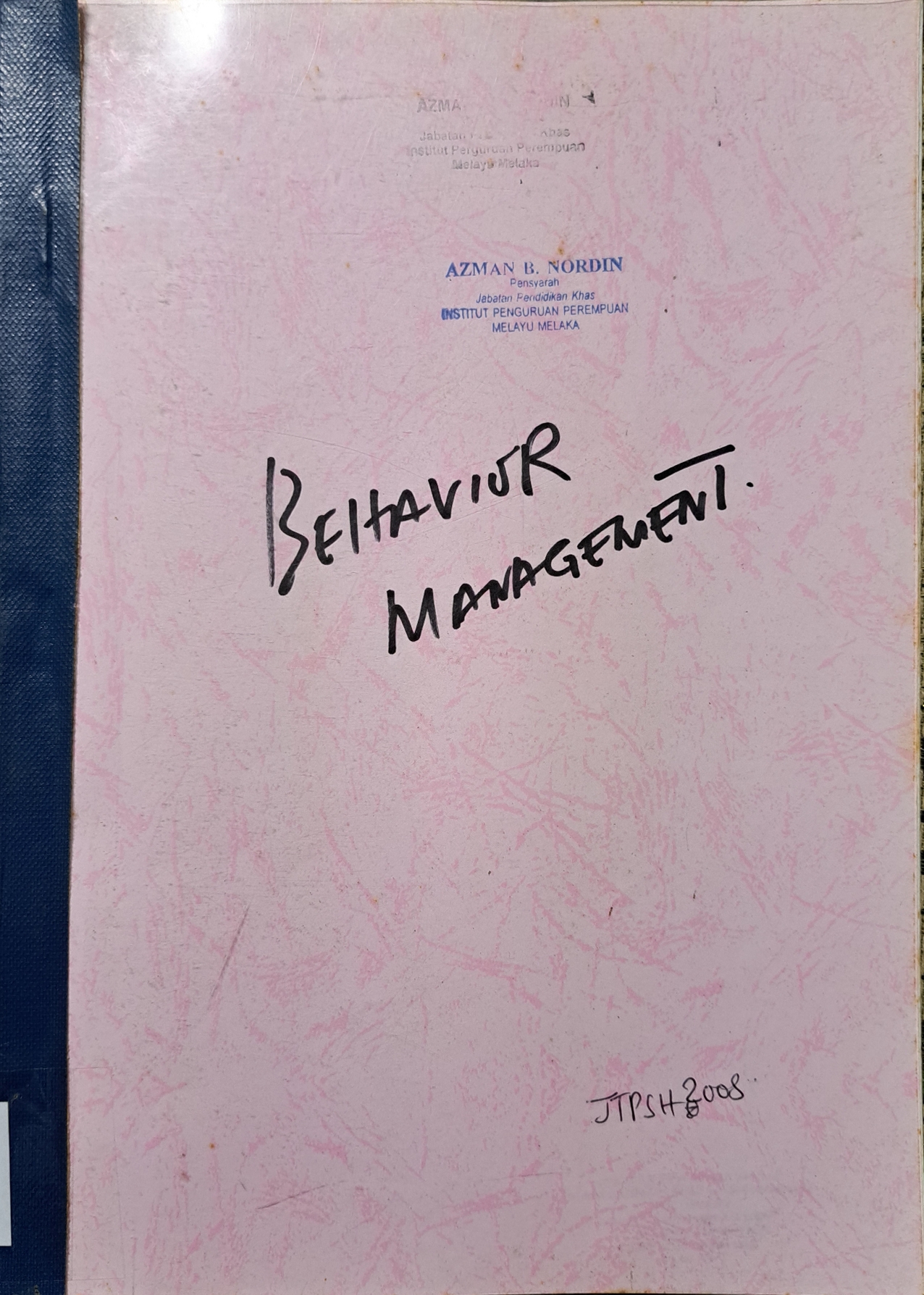 Cover image for Behaviour Management: A Practical Approach For Education bibliographic