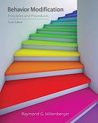 Cover image for Behaviour modification principles and procedures bibliographic
