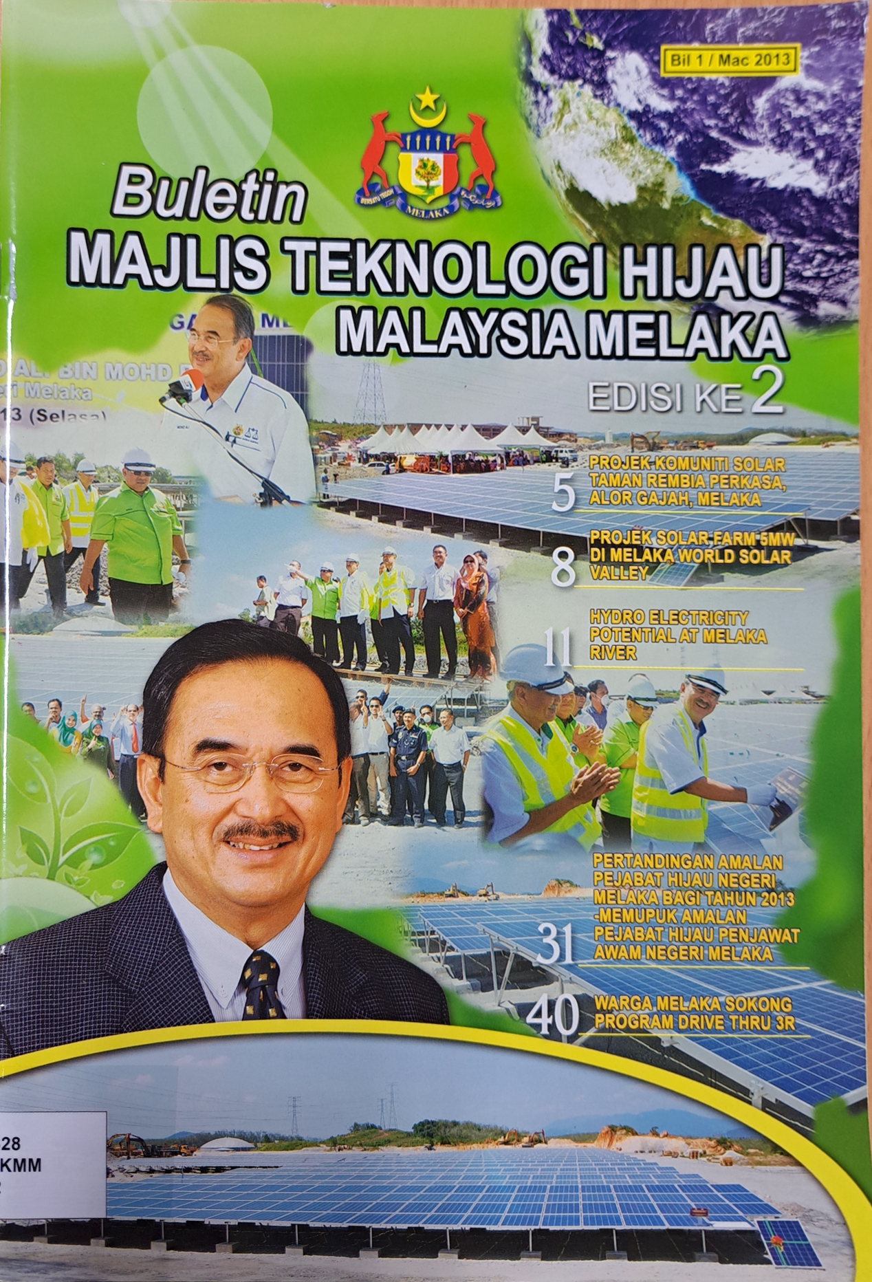 Cover image for Buletin Majlis Teknologi Hijau Malaysia Melaka Edisi Ke-2 : Bil 1 / Mac 2013 bibliographic