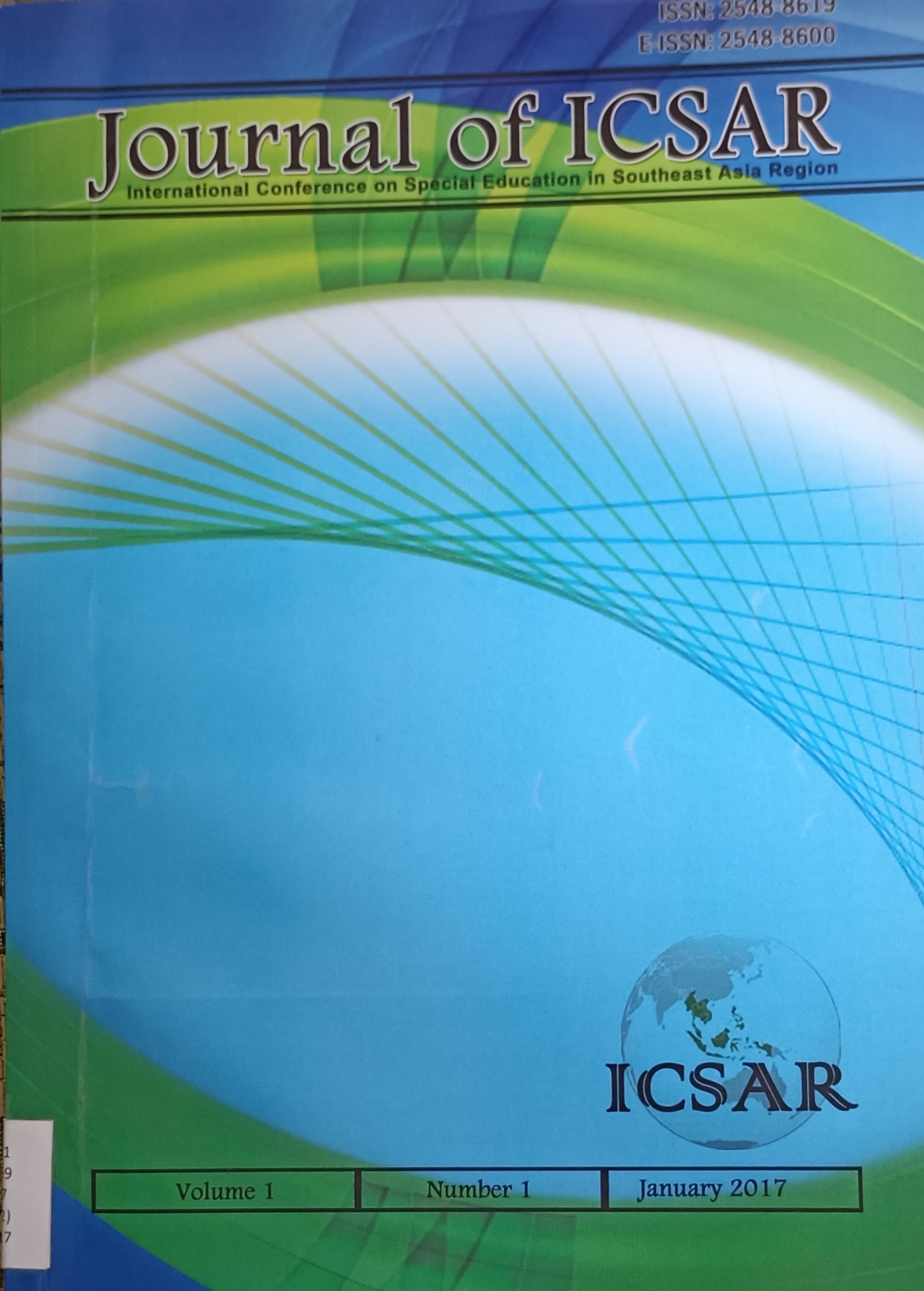 Cover image for Journal of ICSAR Vol. 1 No. 2 / Jul 2017 bibliographic