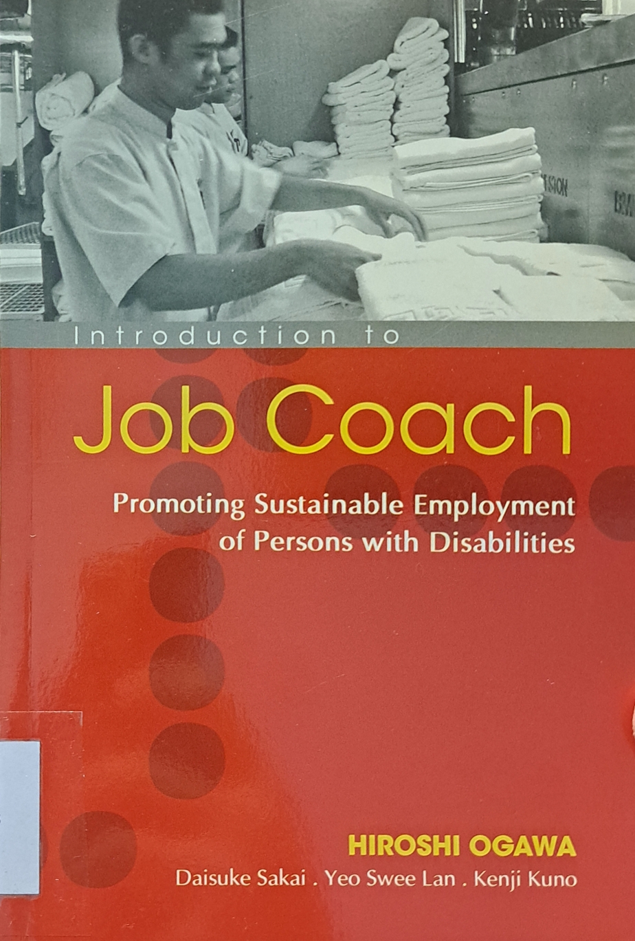 Cover image for Introduction to Job Coach : Promoting Sustainable Employment of Persons with Disabilities bibliographic