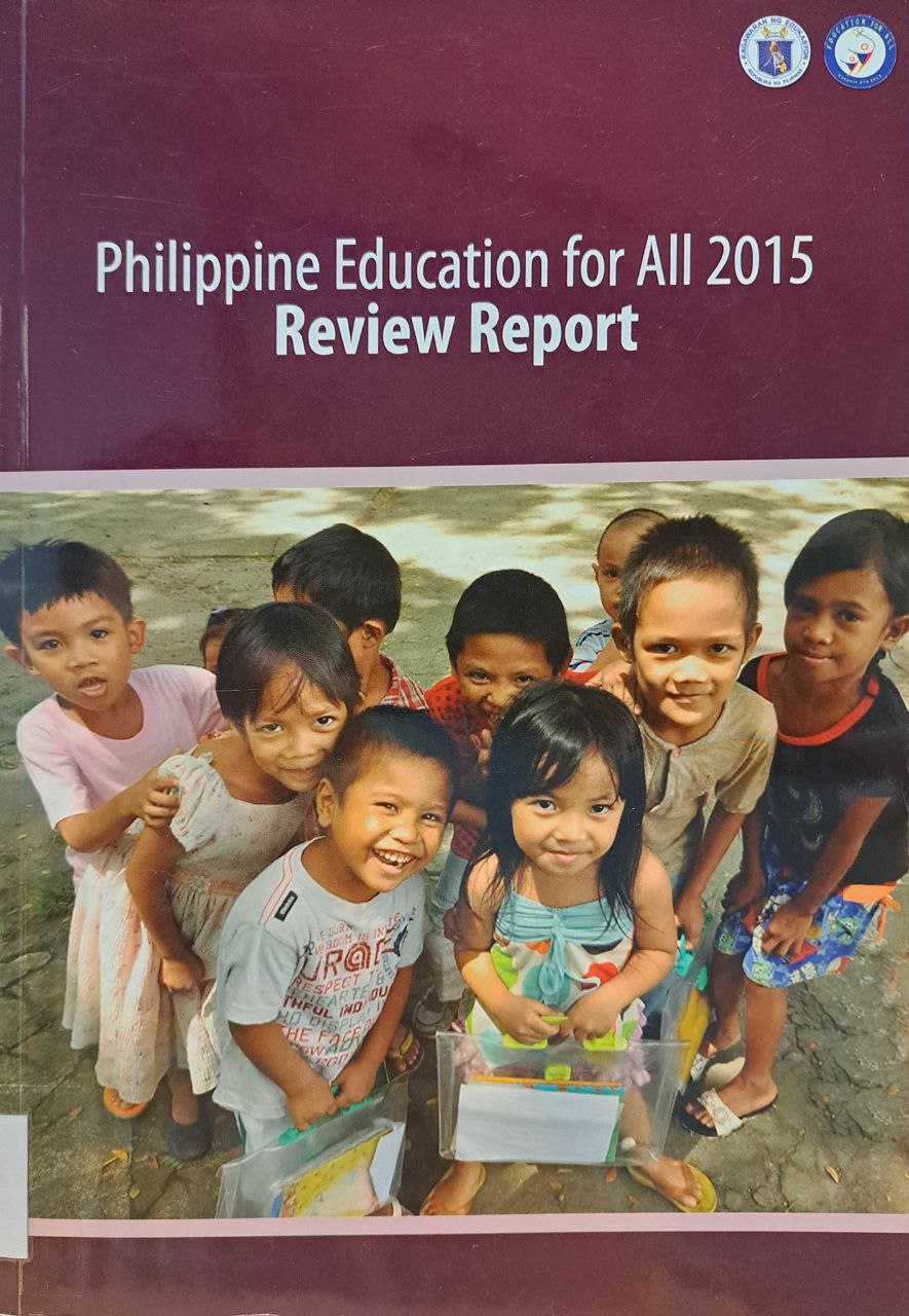 Cover image for Philippine education for all 2015 : Review report bibliographic